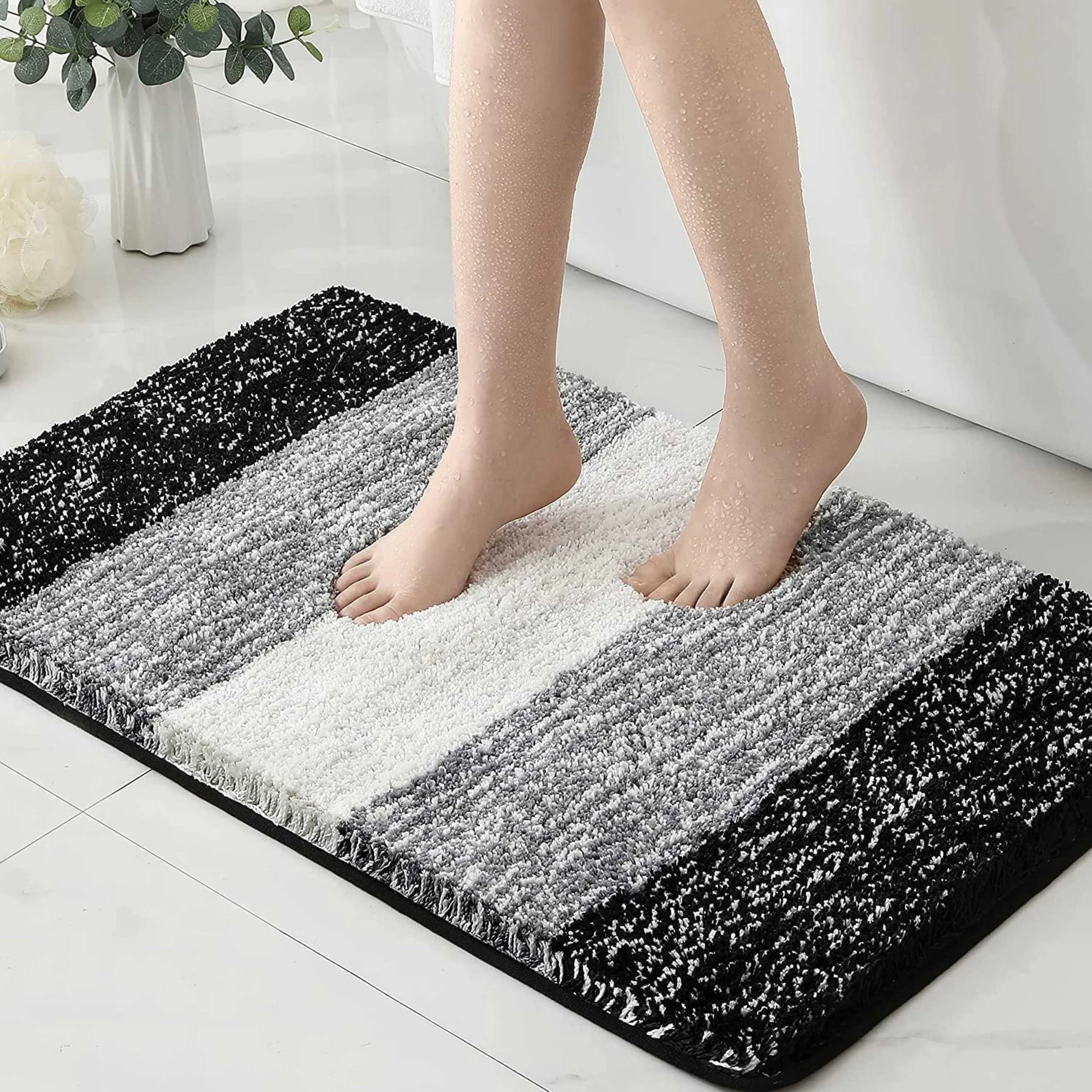 Heathered Multi Grey Striped Bath Mat.jpg