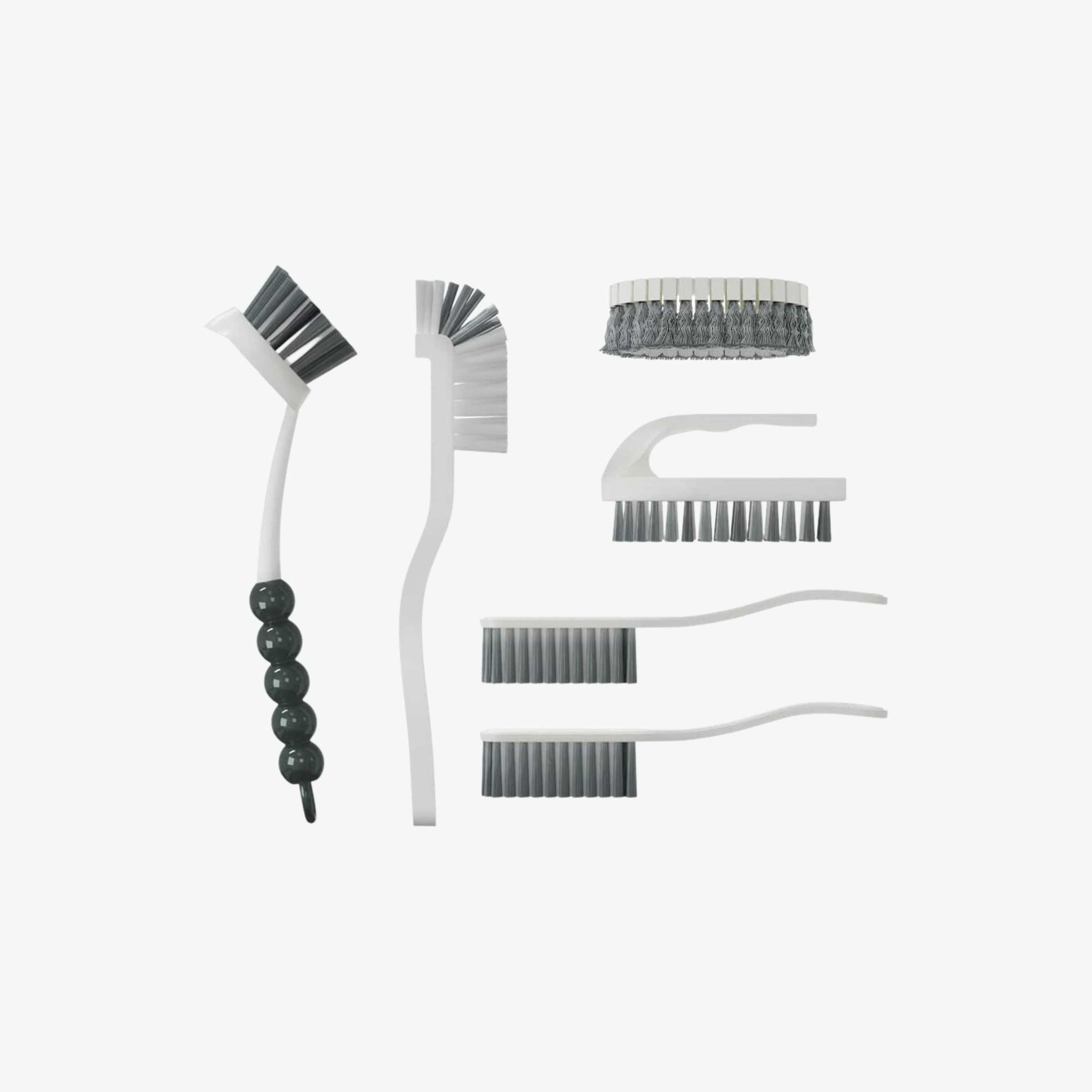 Six Grey and Weight Variety Cleaning Brushes.jpg
