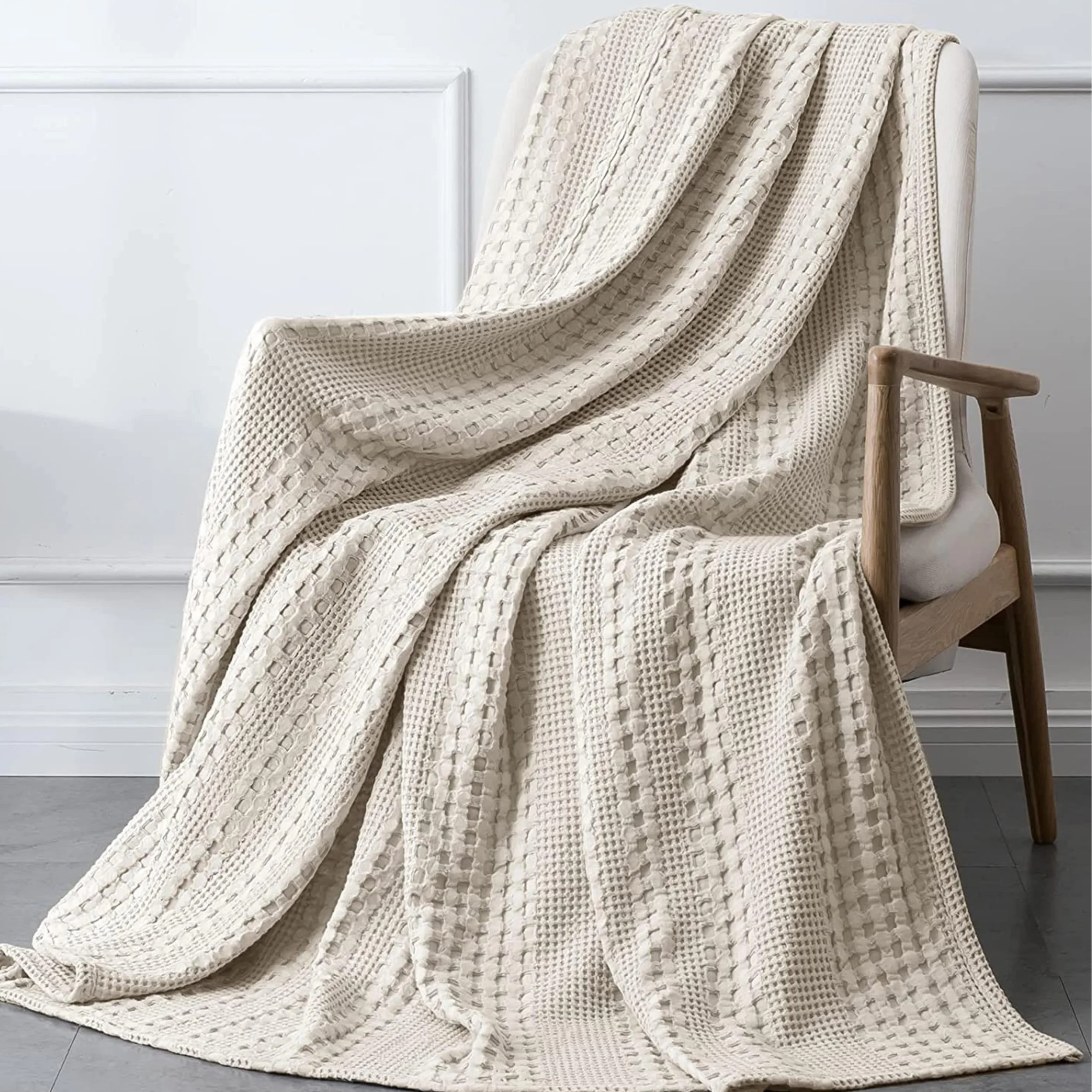 Waffle Cream Throw Blanket-min.jpg