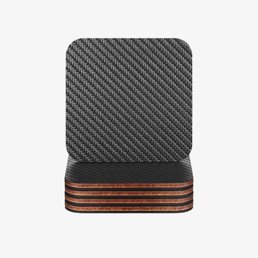 Black Weave Wood Base Coaster Set.jpg