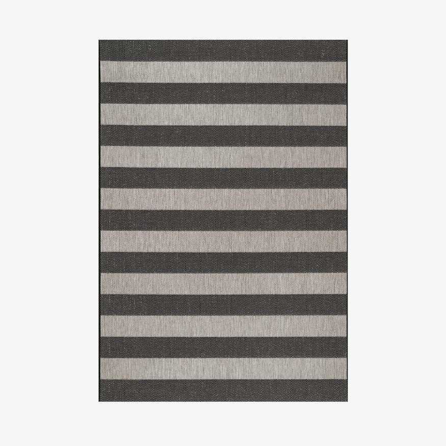 Light and Dark Heathered Grey Striped Area Rug.jpg