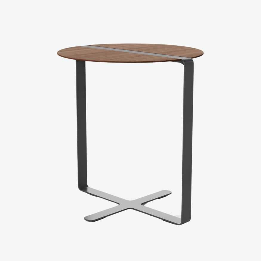 Split Steel Frame End Table with Round Wood Top.jpg