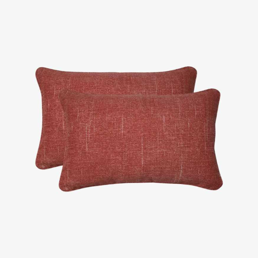 Stressed Dark Orange Red 12x20 Throw Pillow Set of Two Rounded Corners.jpg