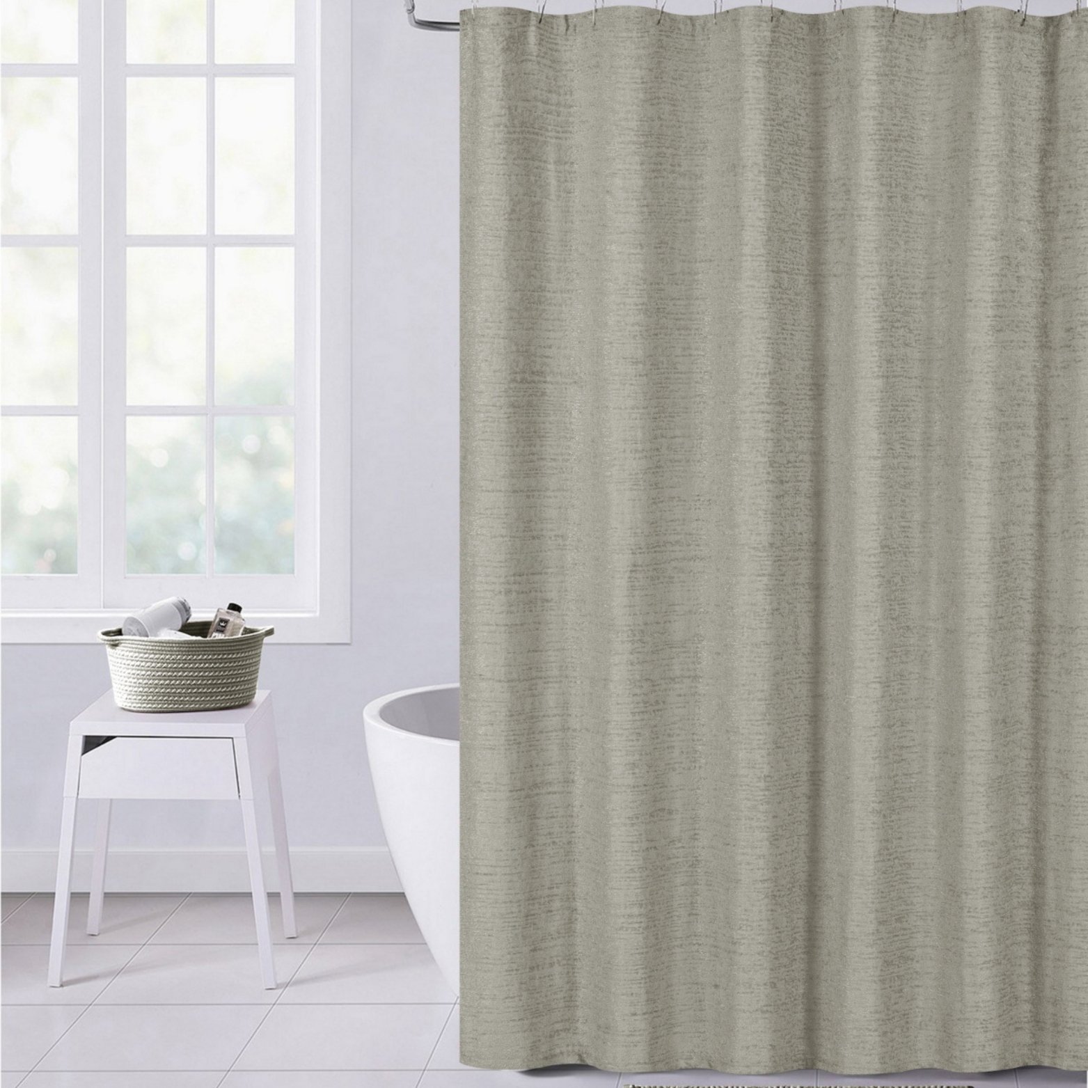Olive Beige Shower Curtain.jpg