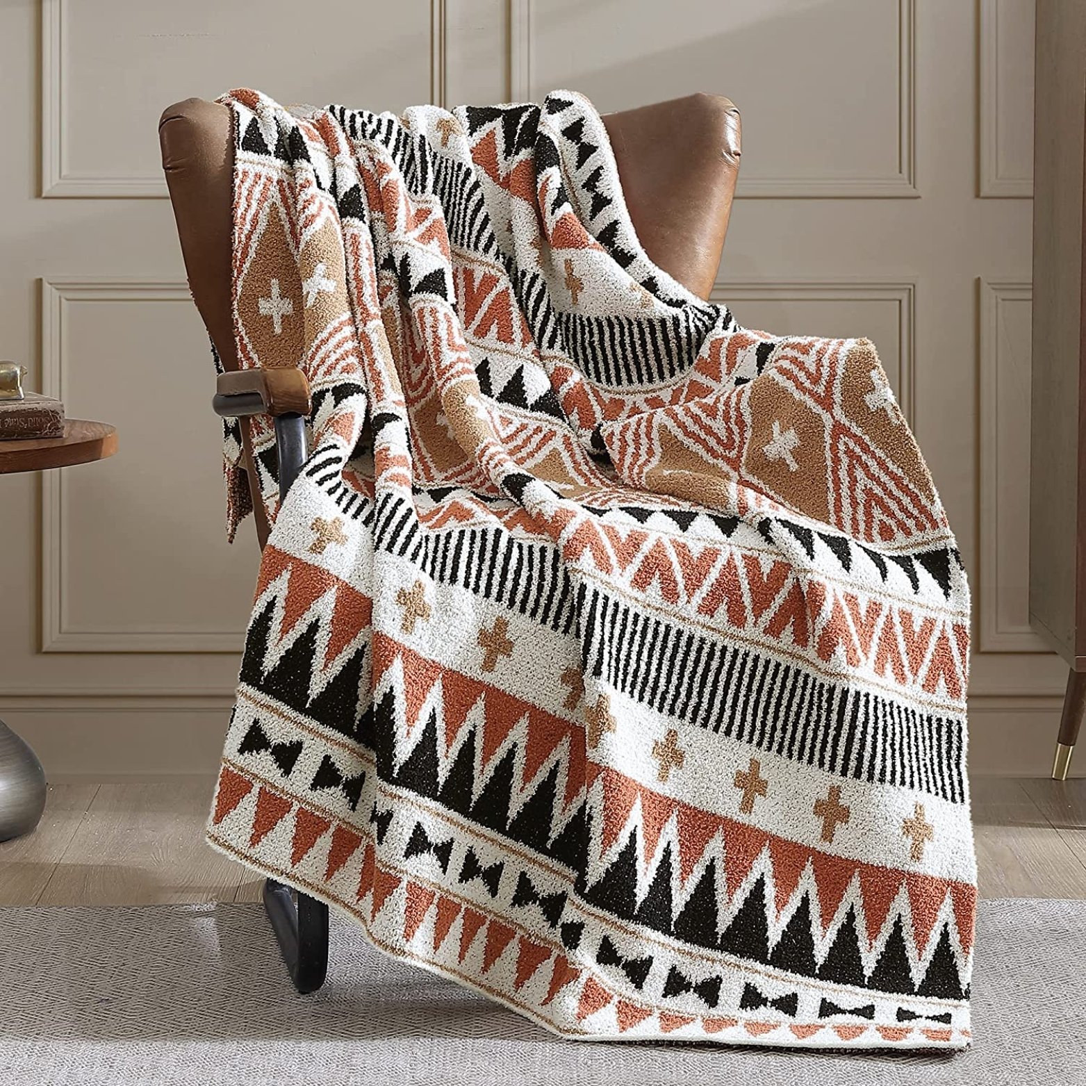 Sherpa Textured Throw with Diagonals, Crosses, Line Designs.jpg