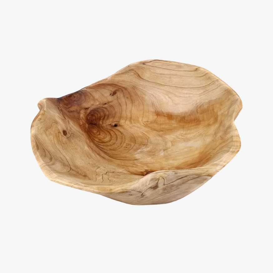 Hand Crafted Natural Wood Decorative Dish.jpg