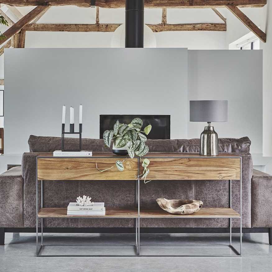 Wood Metal Modern Sofa Table.jpg