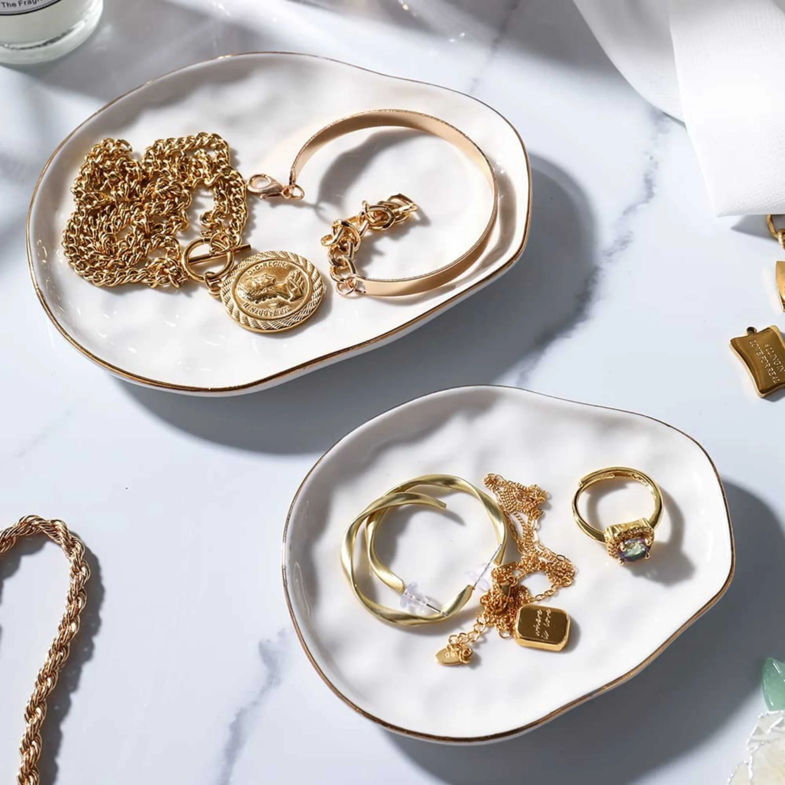 Decorative Ceramic Gold Lined Tray Set.jpg