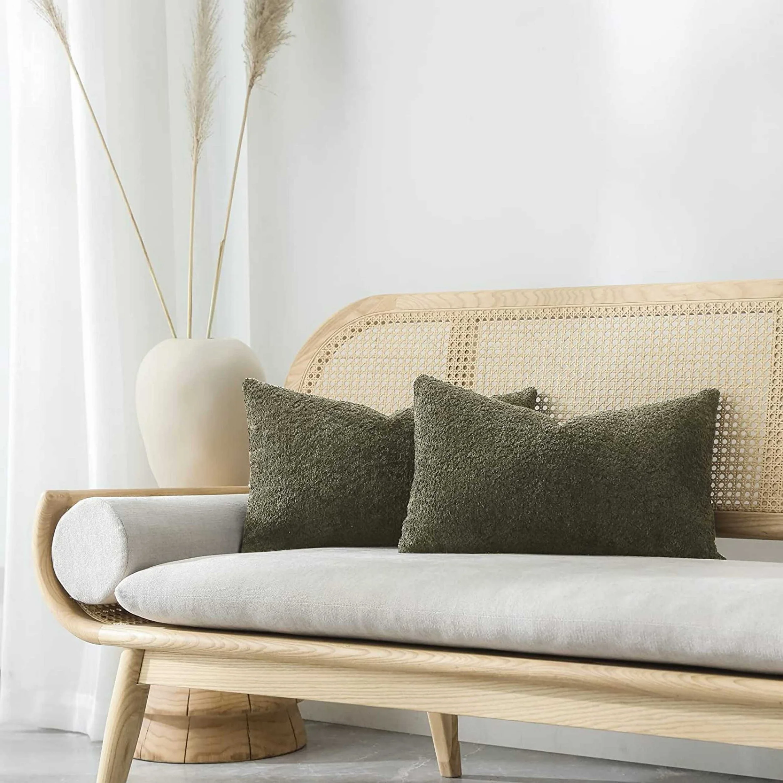 Textured Deep Green Throw Pillows.jpg