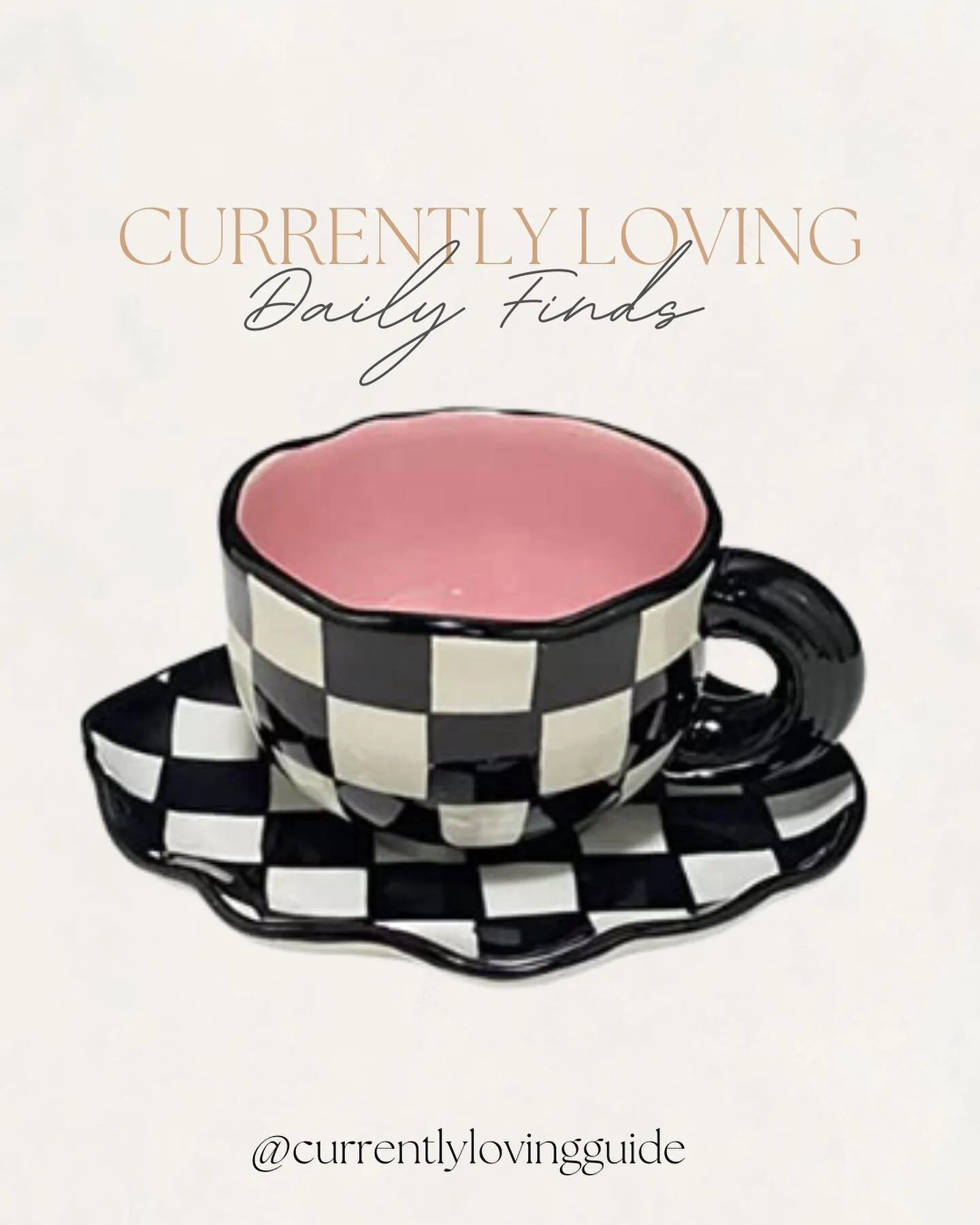 Daily finds from Amazon! 😍 Obsessed with this checked coffee cup! Everything linked in stories under &ldquo;daily finds&rdquo; 

#amazonfinds #amazonfinds2023 #amazon #amazonhome #amazondeals #amazonmusthaves #amazonshopping #homedecor #homeinterior