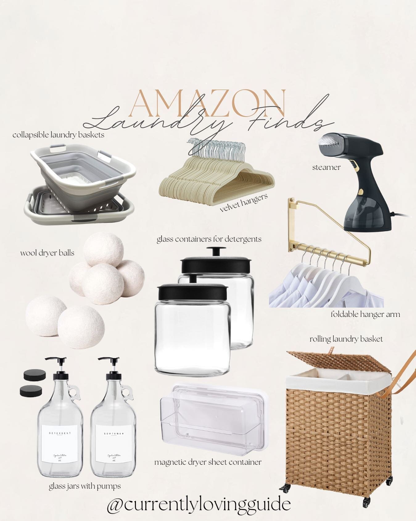 Here are some of my favorite laundry room finds with Amaz0n! Everything you need for a refresh of your laundry room space! Everything 🔗 in bl0!

#laundryroom #laundry #laundryroommakeover #laundrydetergent #laundryroomdecor #laundryroomgoals #homede