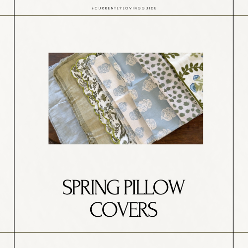 Spring Pillow Covers
