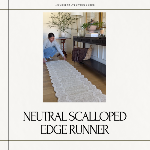 Neutral Scalloped Runner