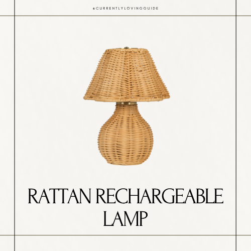 Rechargeable Rattan Lamp