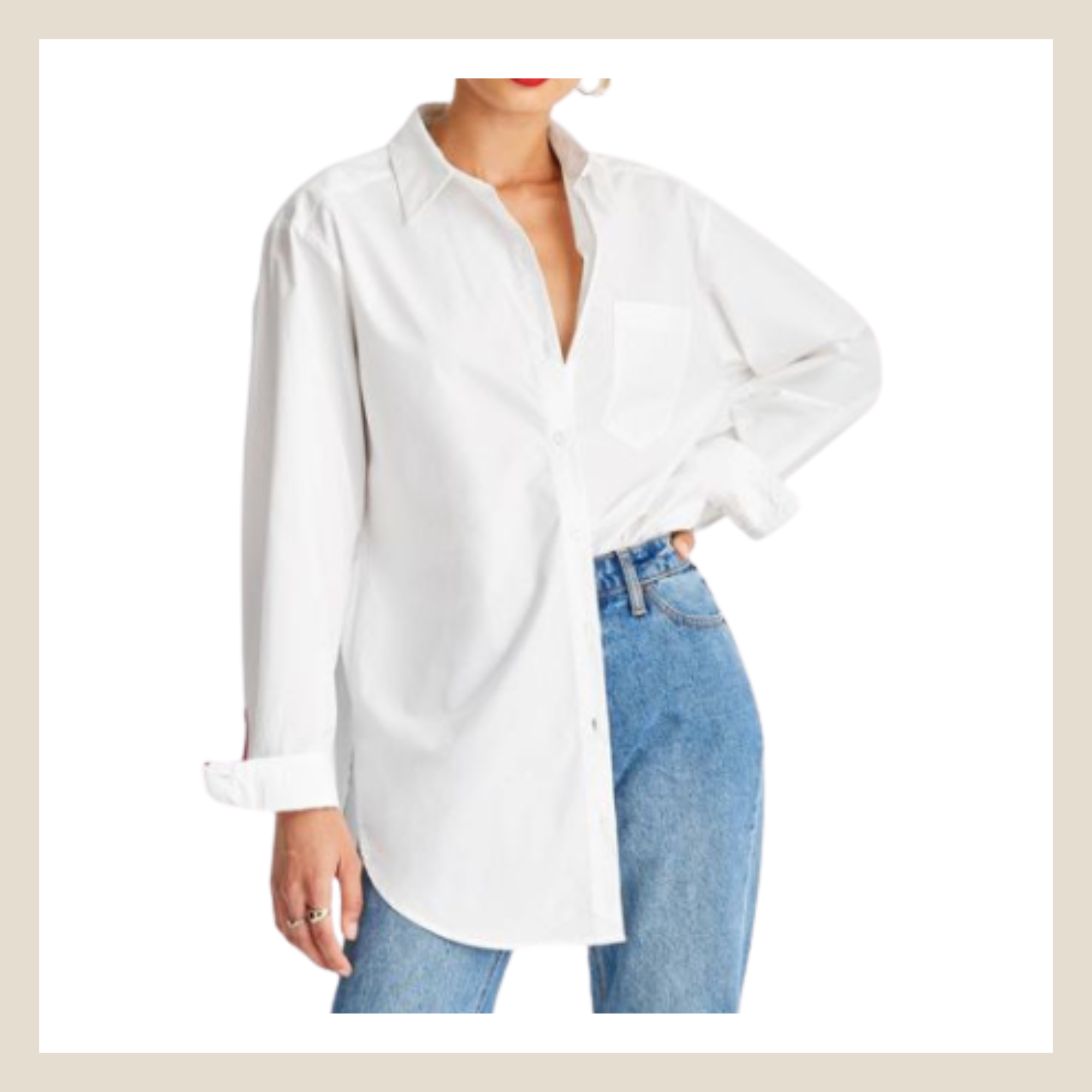 Long Sleeve Button Down Top