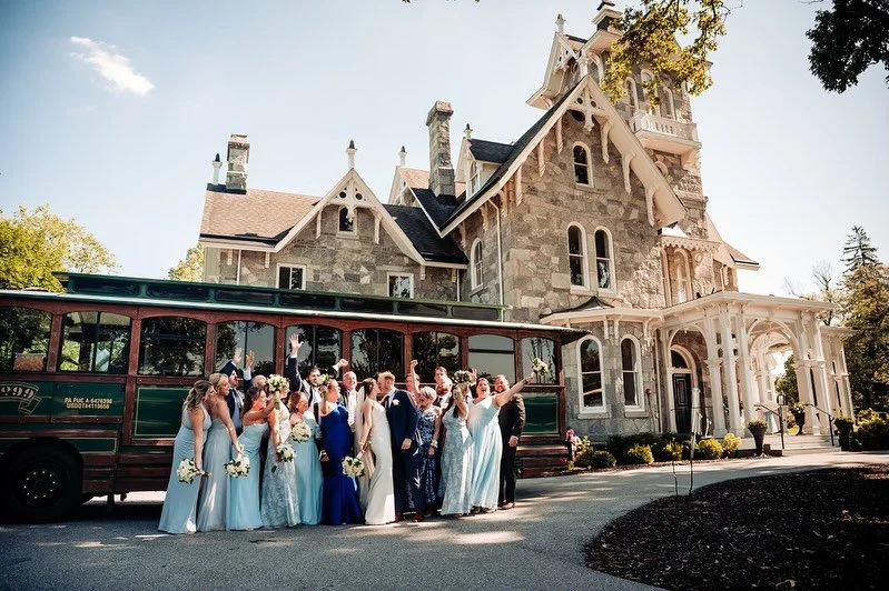 Fall has begun! We ride at dawn 🚃
. 
. 
#pabride #buckscounty #montcopa #paweddingideas #paweddings #pawedding #paweddingplanner #paevents #paweddingphotographer #paengagedcouples #delco #chestercountypa #montcoengagement #montcohappening #montcowed