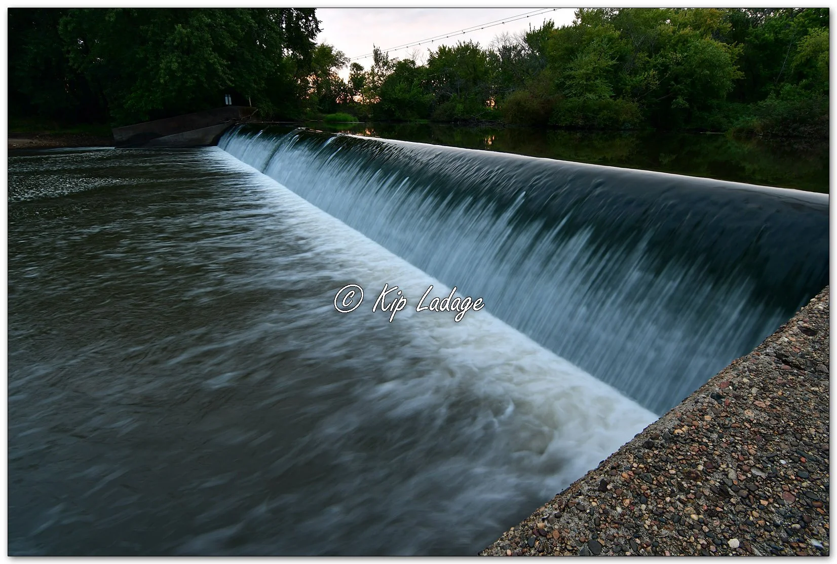 Alcock Park Dam at Sunset FS - Image 1148380