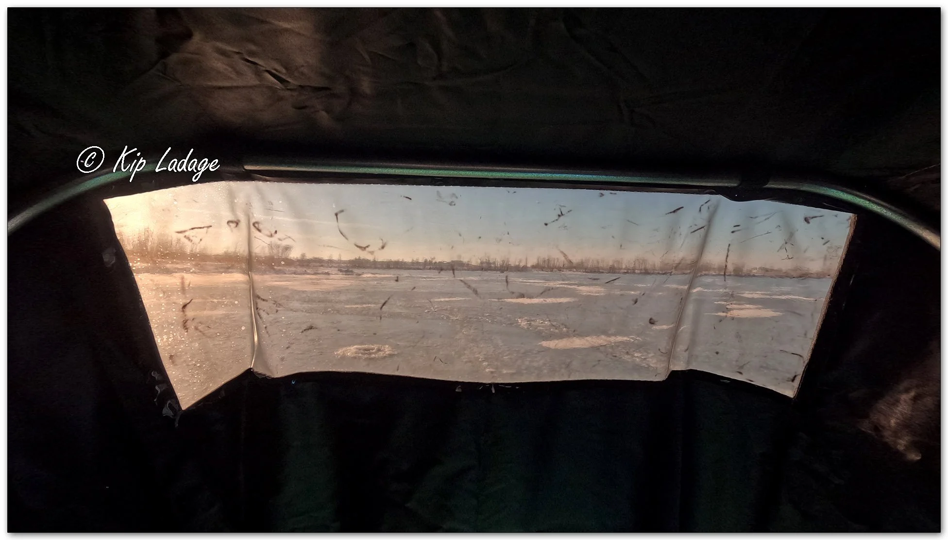 Ice Fishing - My View from the Hut - Image 1051001