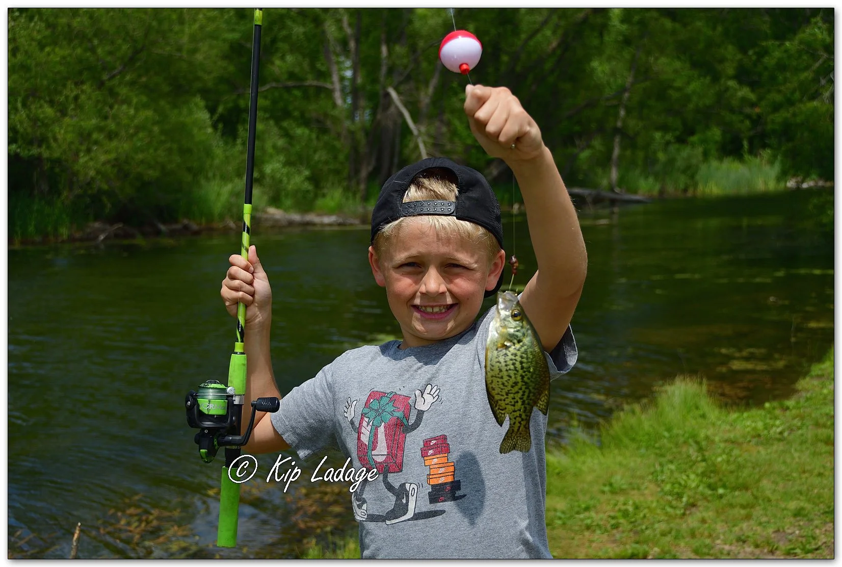 Young Man Fishing - Image 1099791