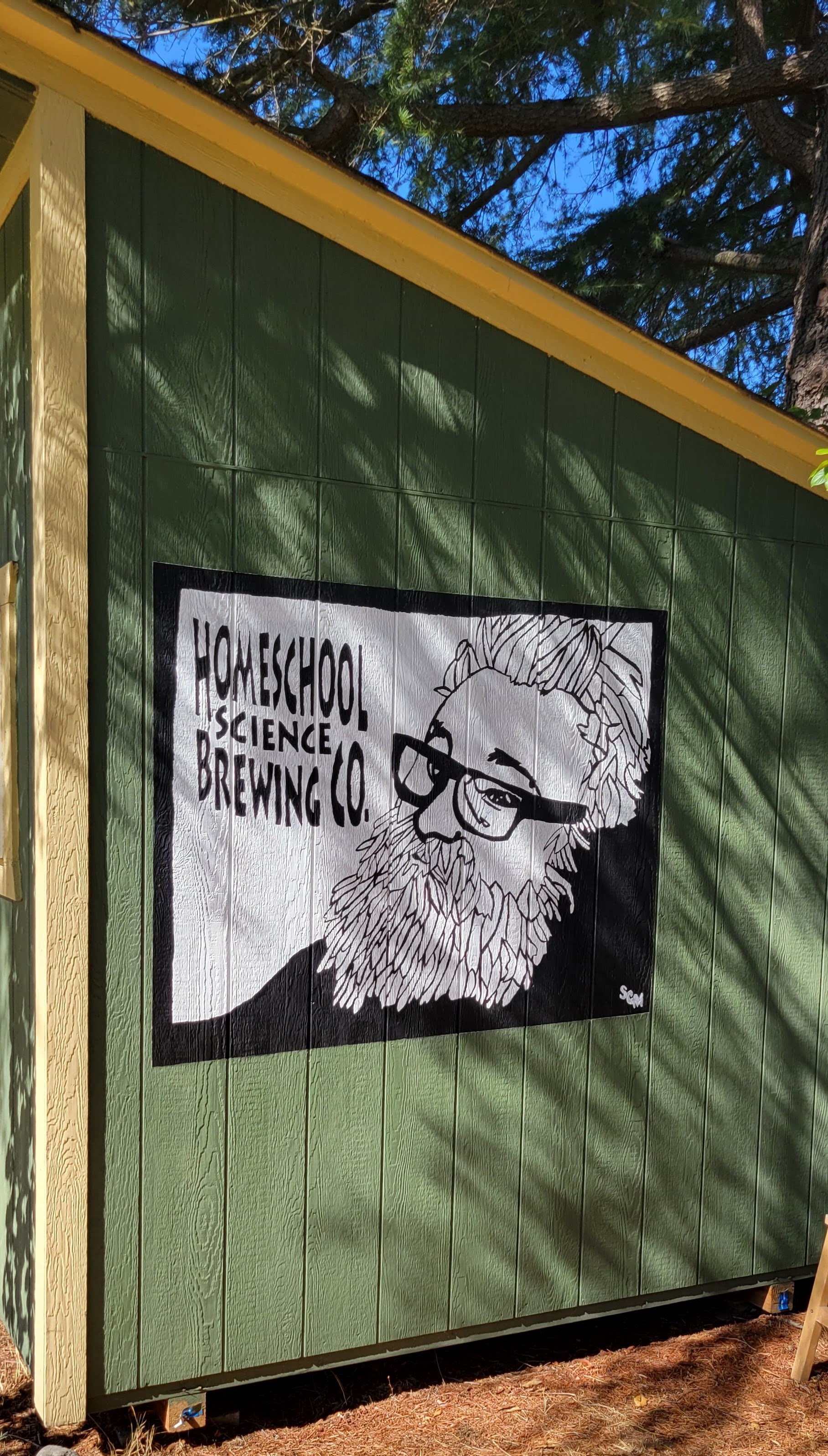 Mural for Homeschool Science Brewing Co.