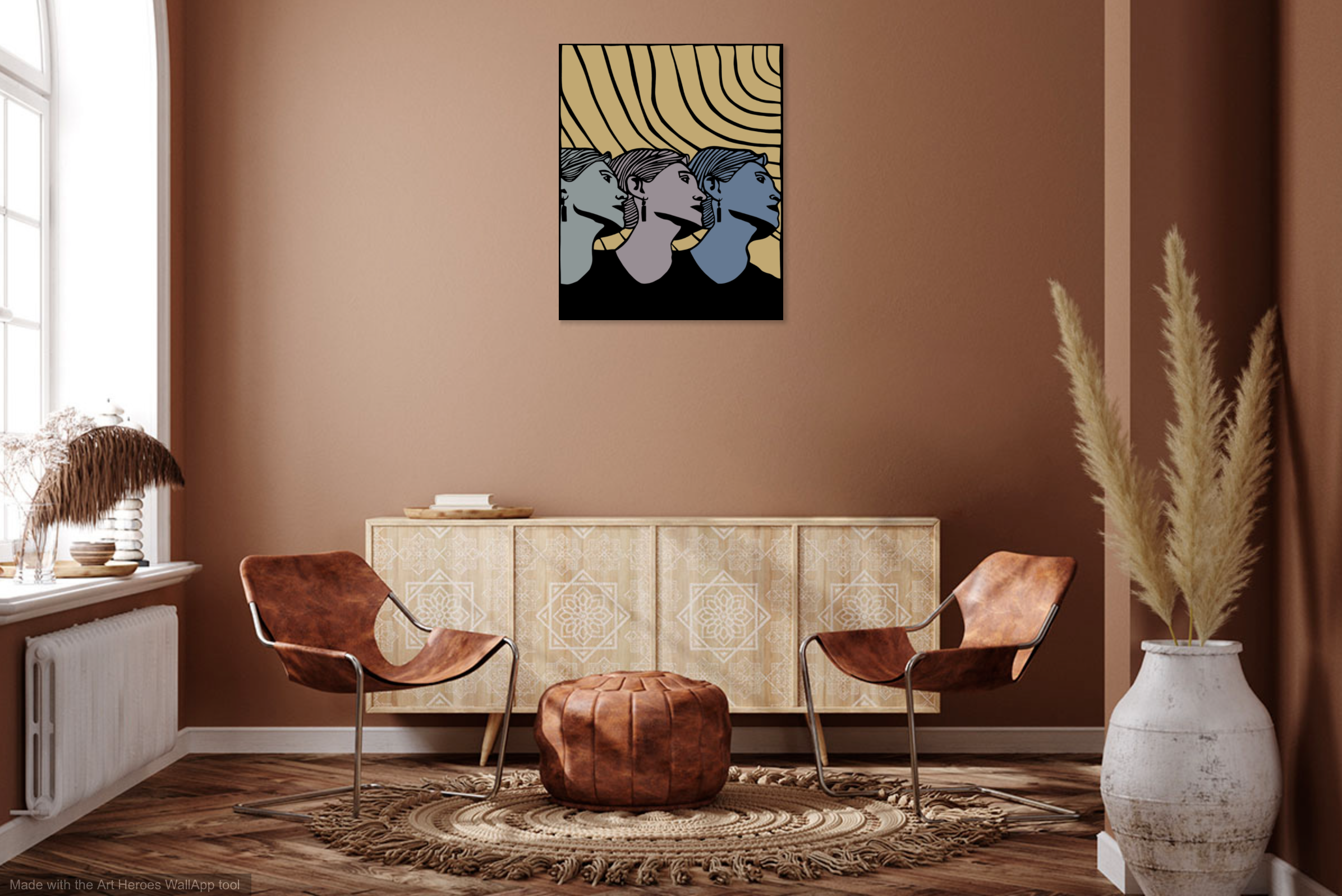 Triplet Canvas Wall Art