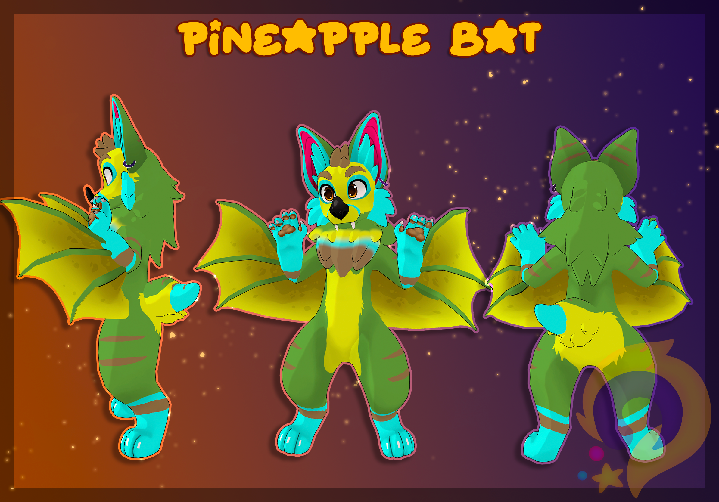 Pineapple_Dutch Skip4D Bat