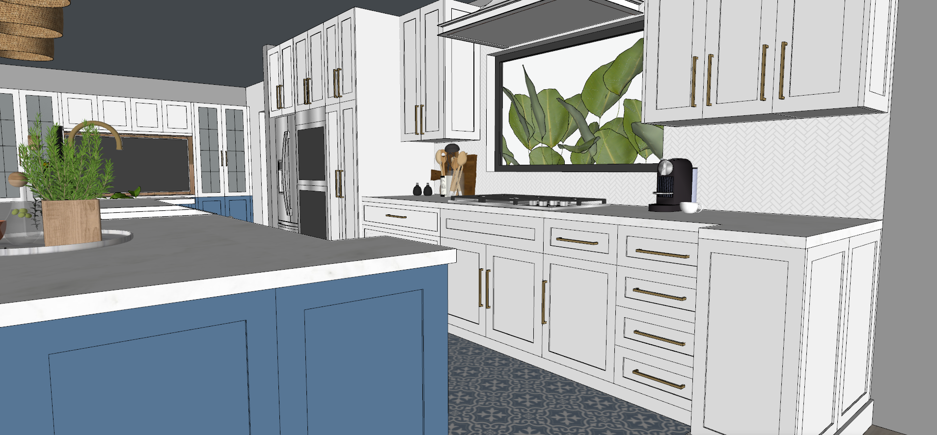 Hamptons - Kitchen design
