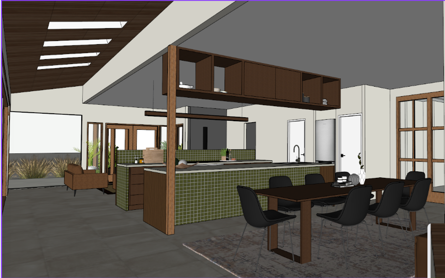Mid Century Modern Kitchen - Armidale - NSW