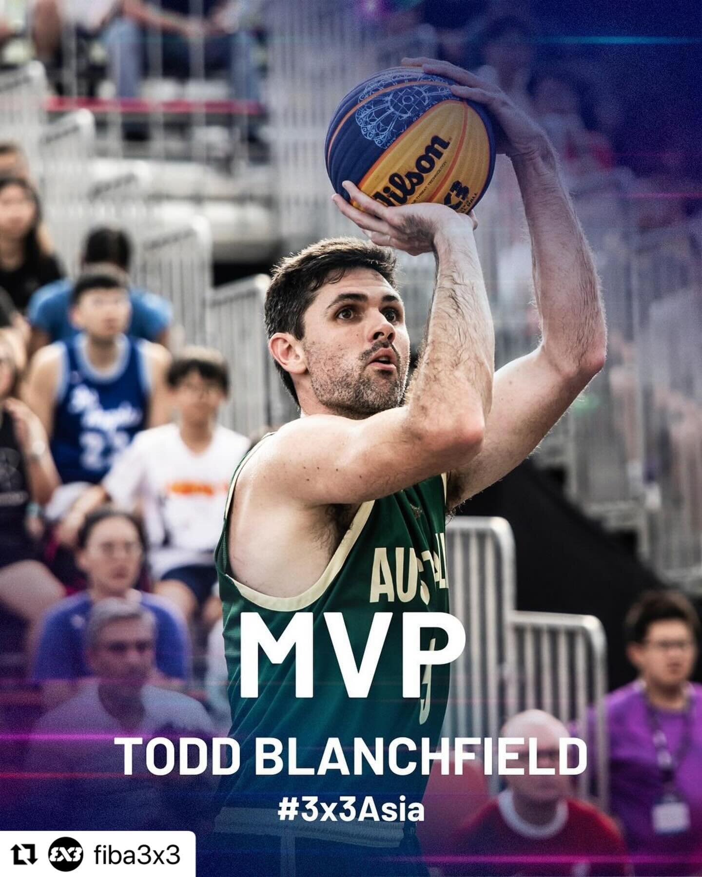 #Repost @fiba3x3
・・・
𝙏𝙊𝘿𝘿 𝘽𝙇𝘼𝙉𝘾𝙃𝙁𝙄𝙀𝙇𝘿 🇦🇺

The #3x3Asia Cup 2024 MVP @toddyblanch was ON FIRE🔥