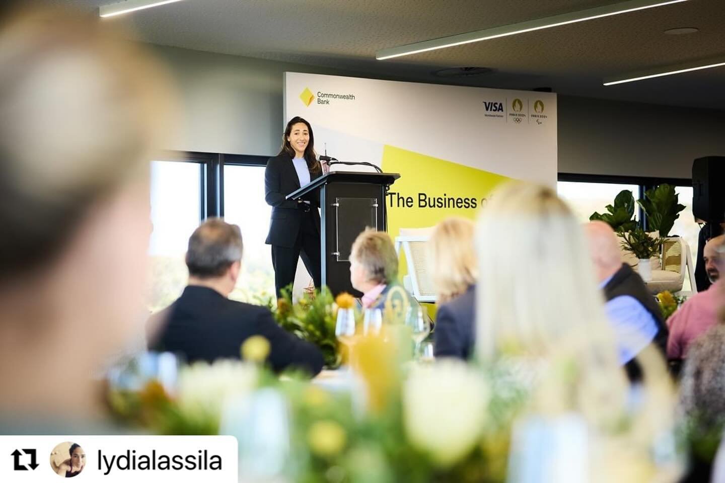 #Repost @lydialassila 
・・・
Had the pleasure of hosting the &lsquo;Business of Winning&rsquo; event in Warrnambool, thanks to Visa and their long standing partnership with the Olympics Games. 🏆
Amazing conversations and stories shared with Olympic ch