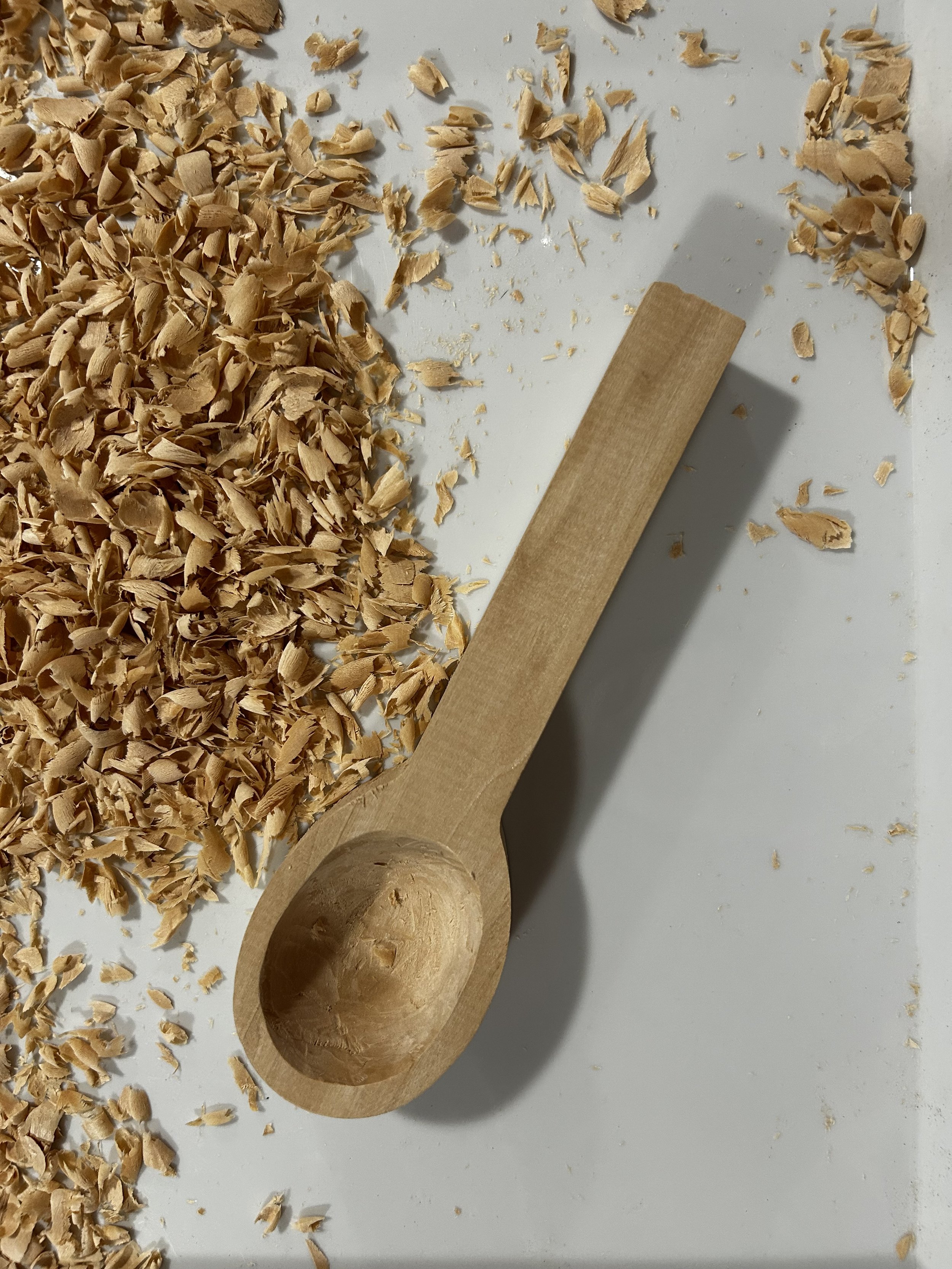 Carving practice on basswood.
