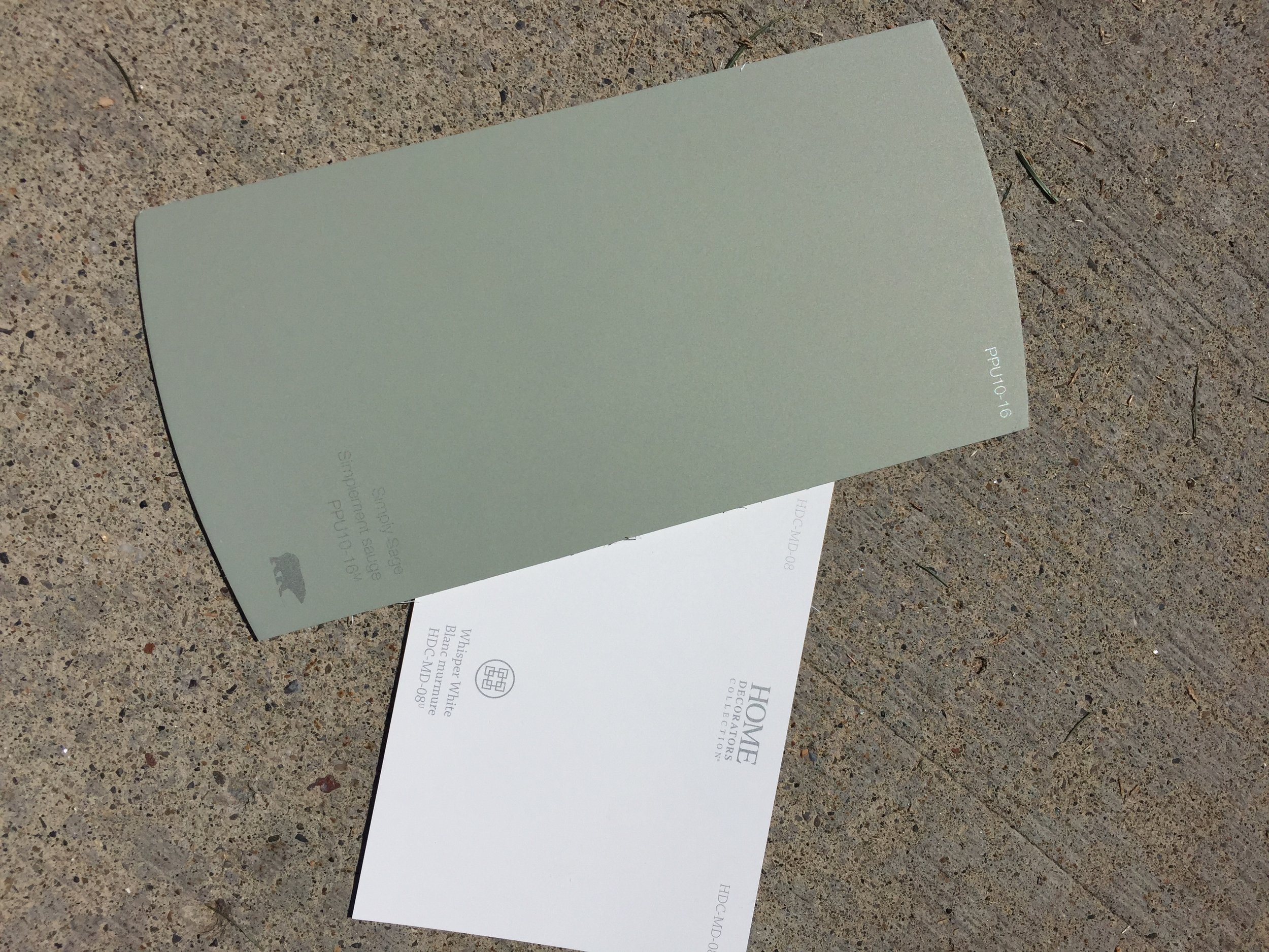 Colour palette.