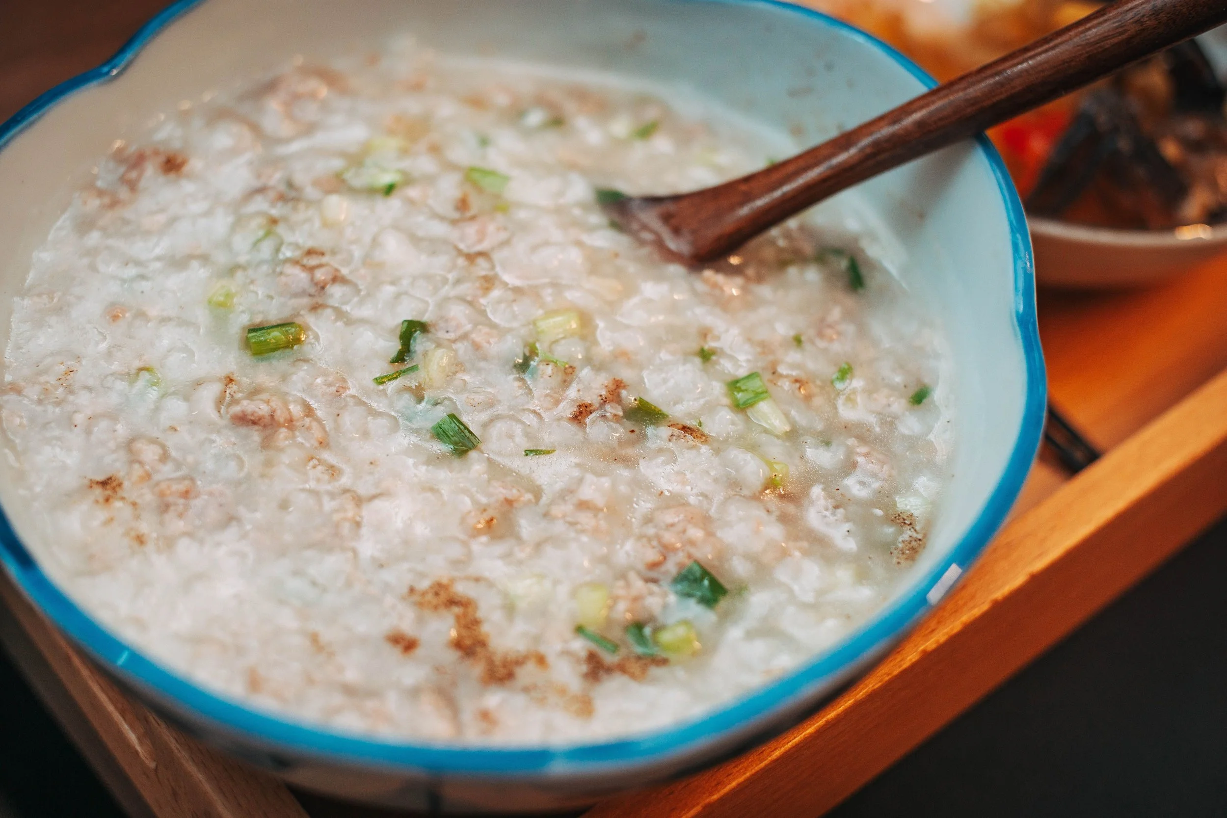 bowl of warm congee