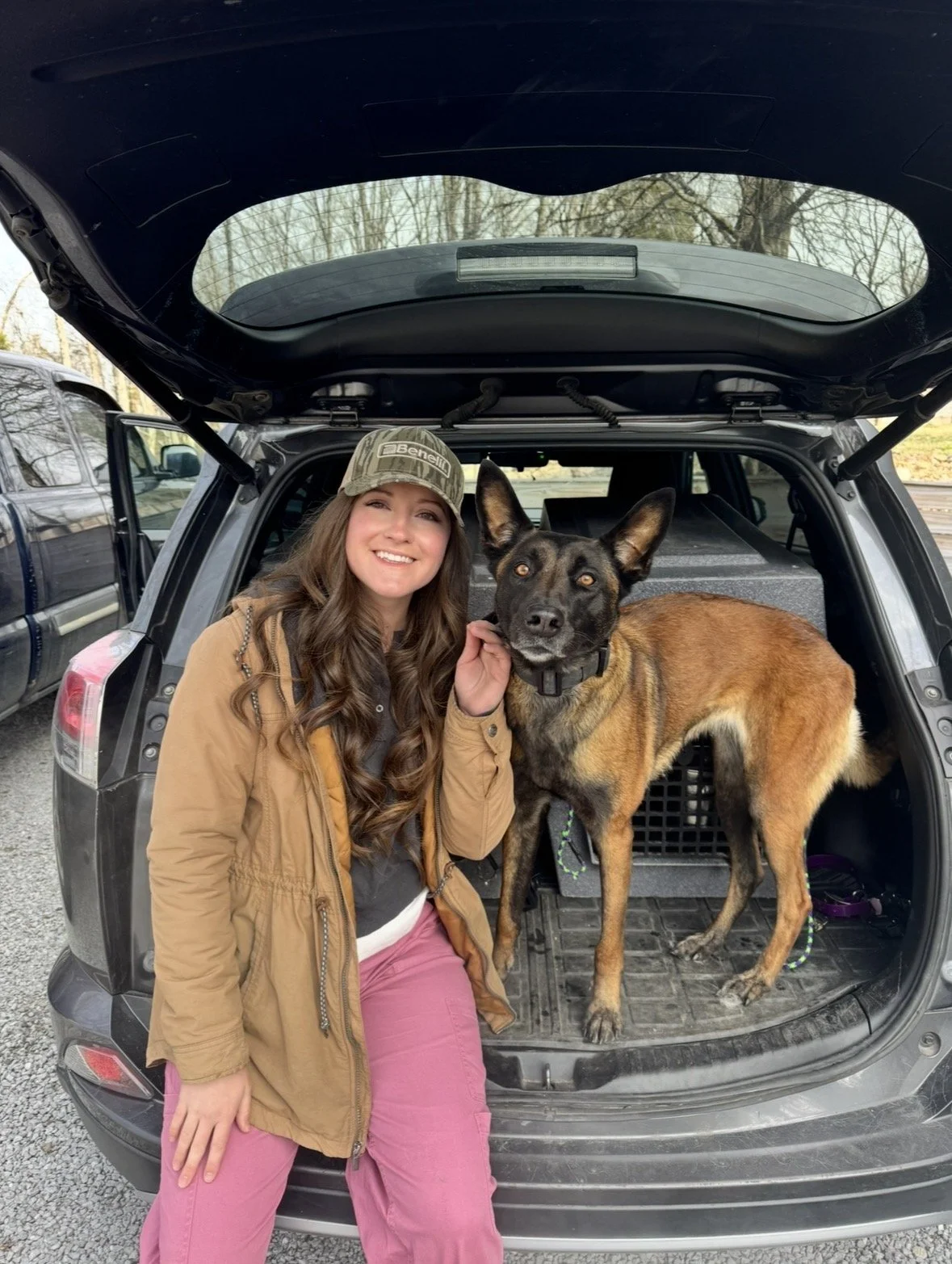 Traveling for a training seminar with Stella