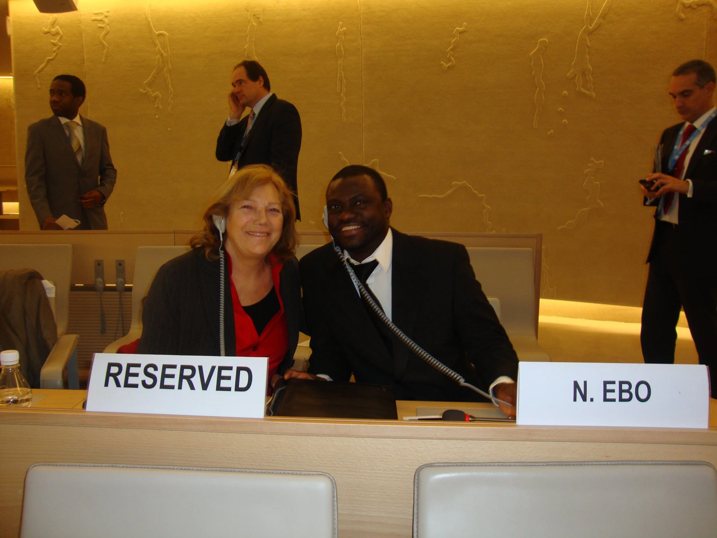First time at the UN in Geneva