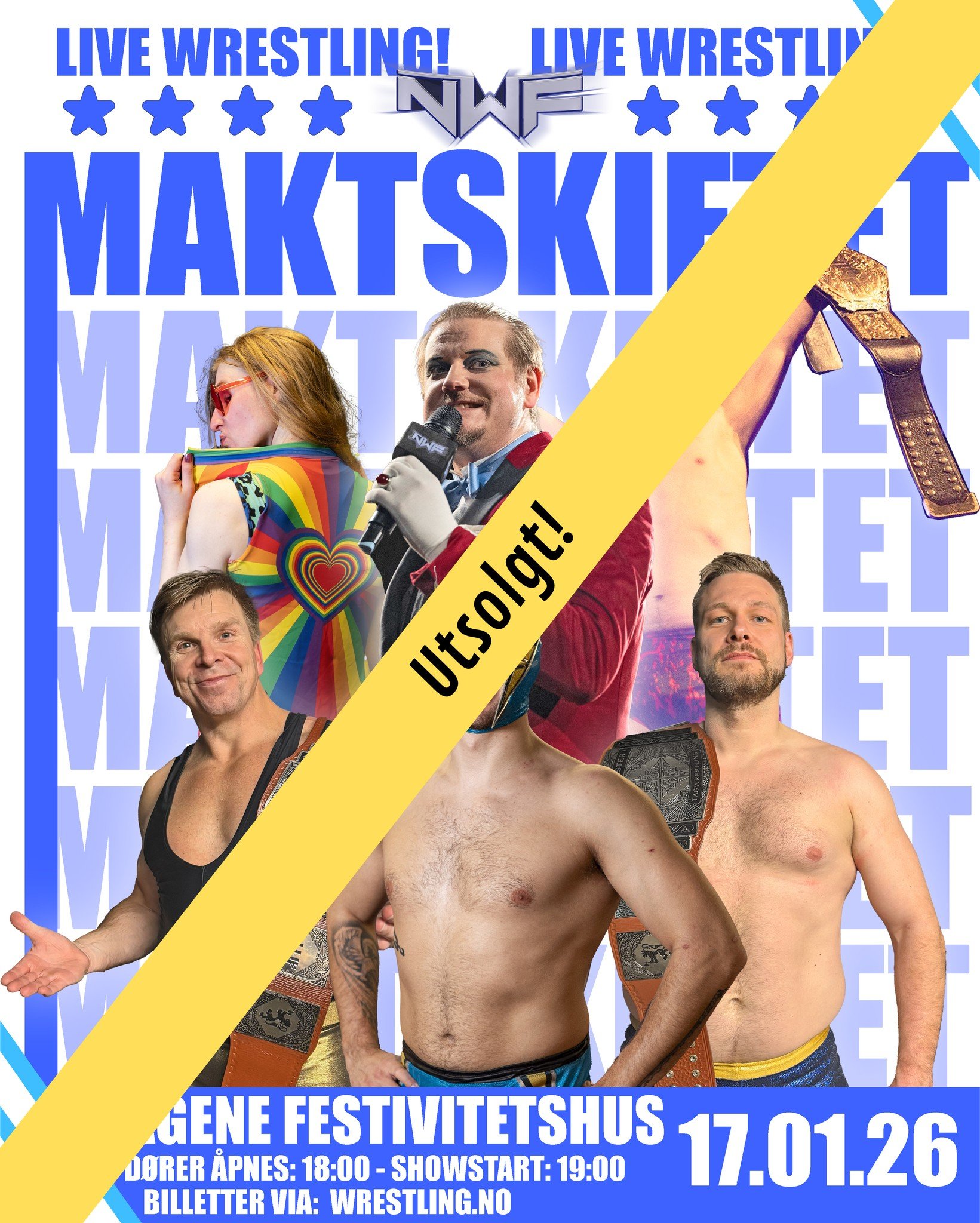 Maktskiftet er utsolgt!