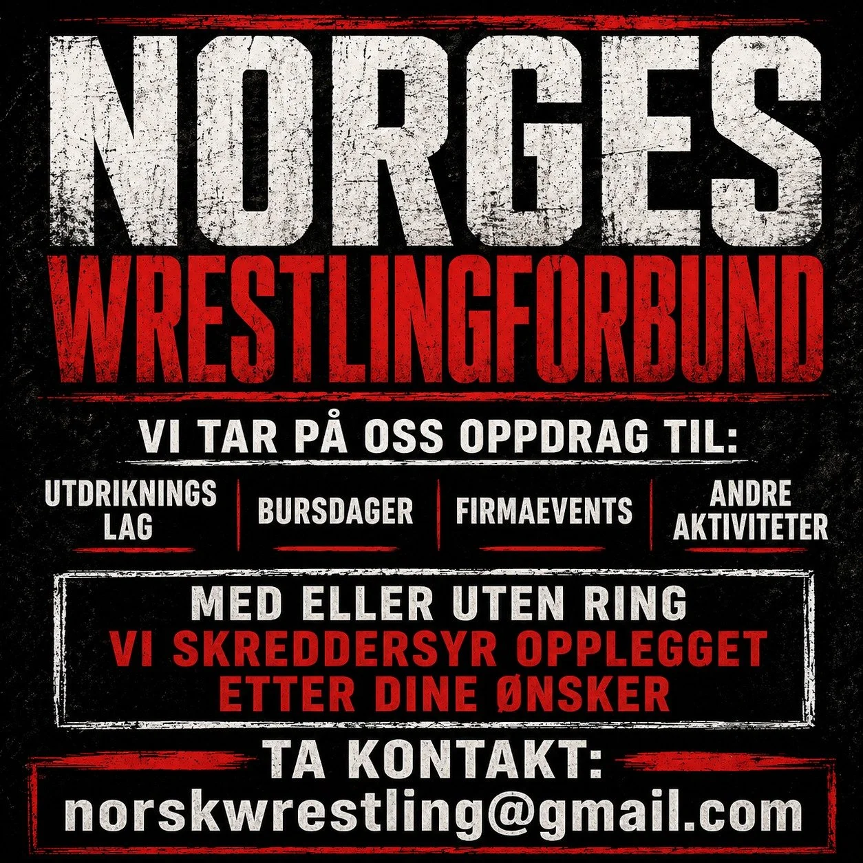 Book NWF til ditt event!