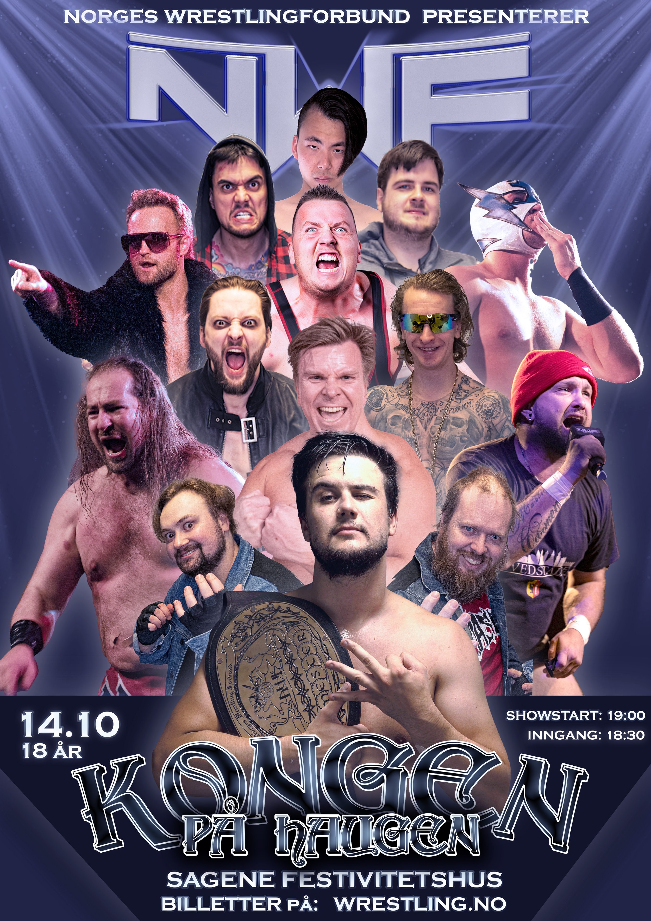 Kongen på Haugen 2023 — Norges Wrestlingforbund - Wrestling i Norge