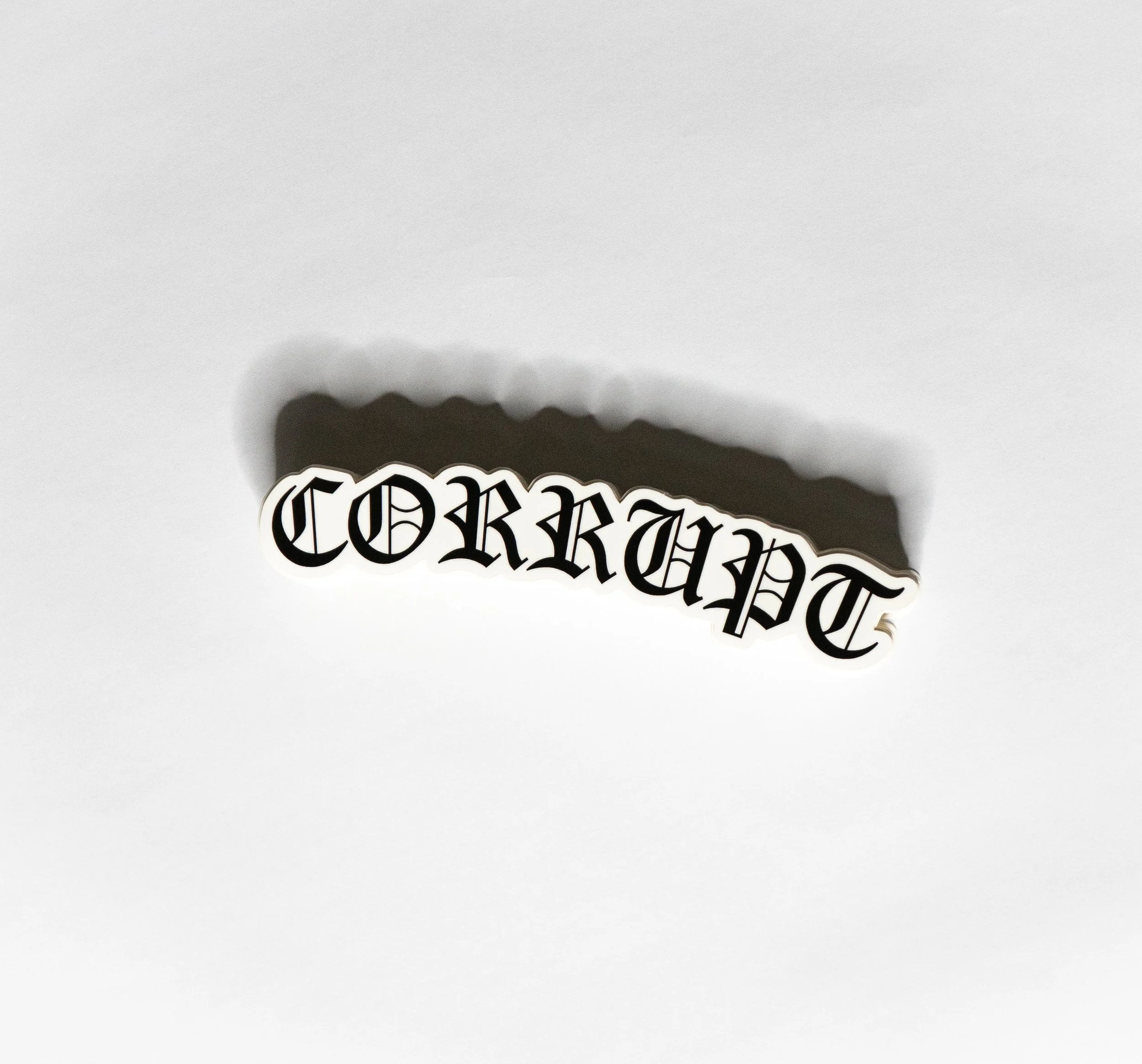 Corrupt Vinyl Sticker