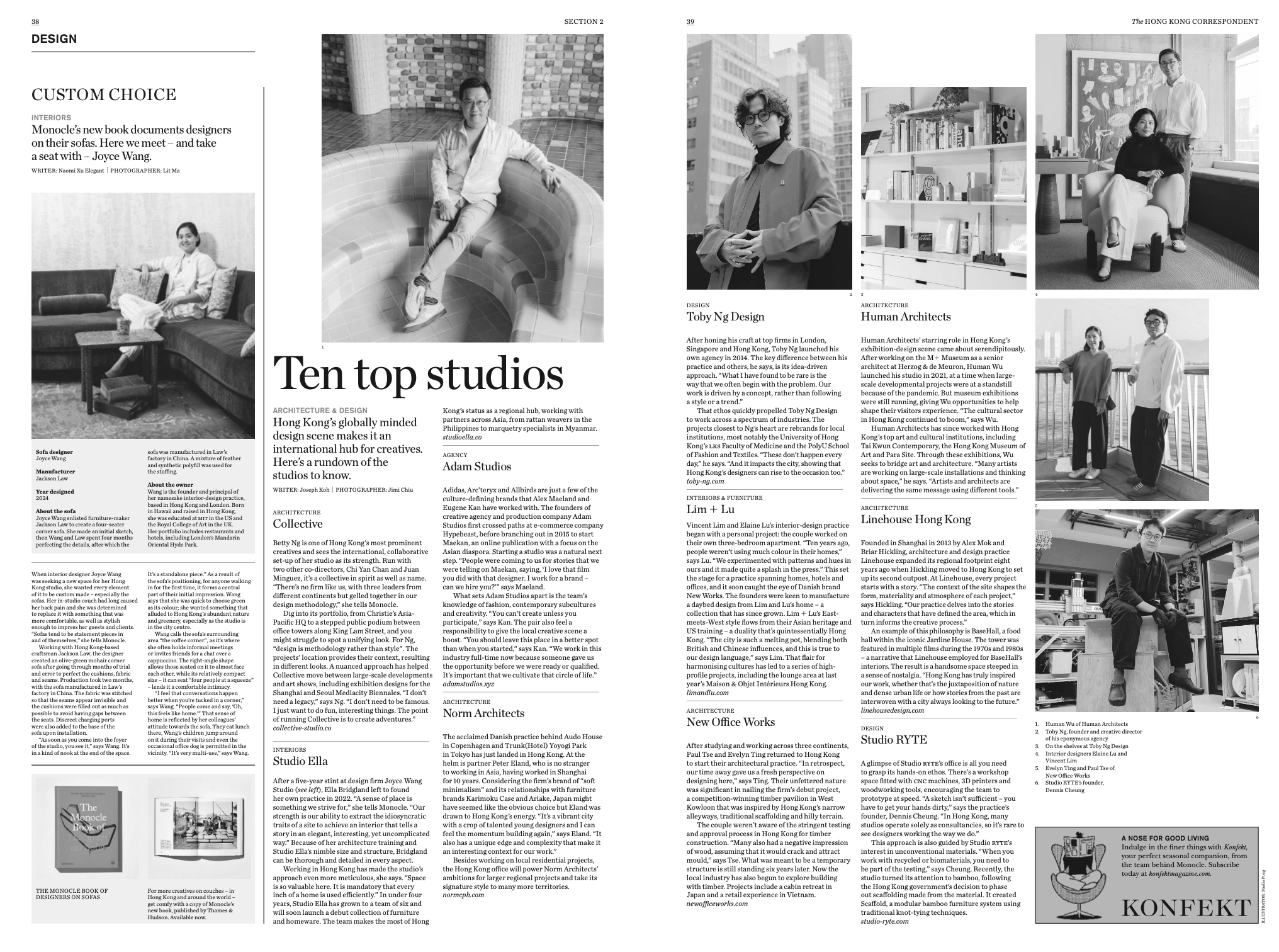 Monocle - Top Ten Studio's - 25th March 2026