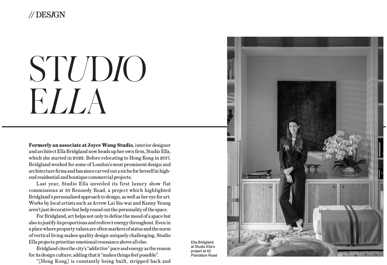 SCMP Style - Studio Ella Profile - 7th October 2026