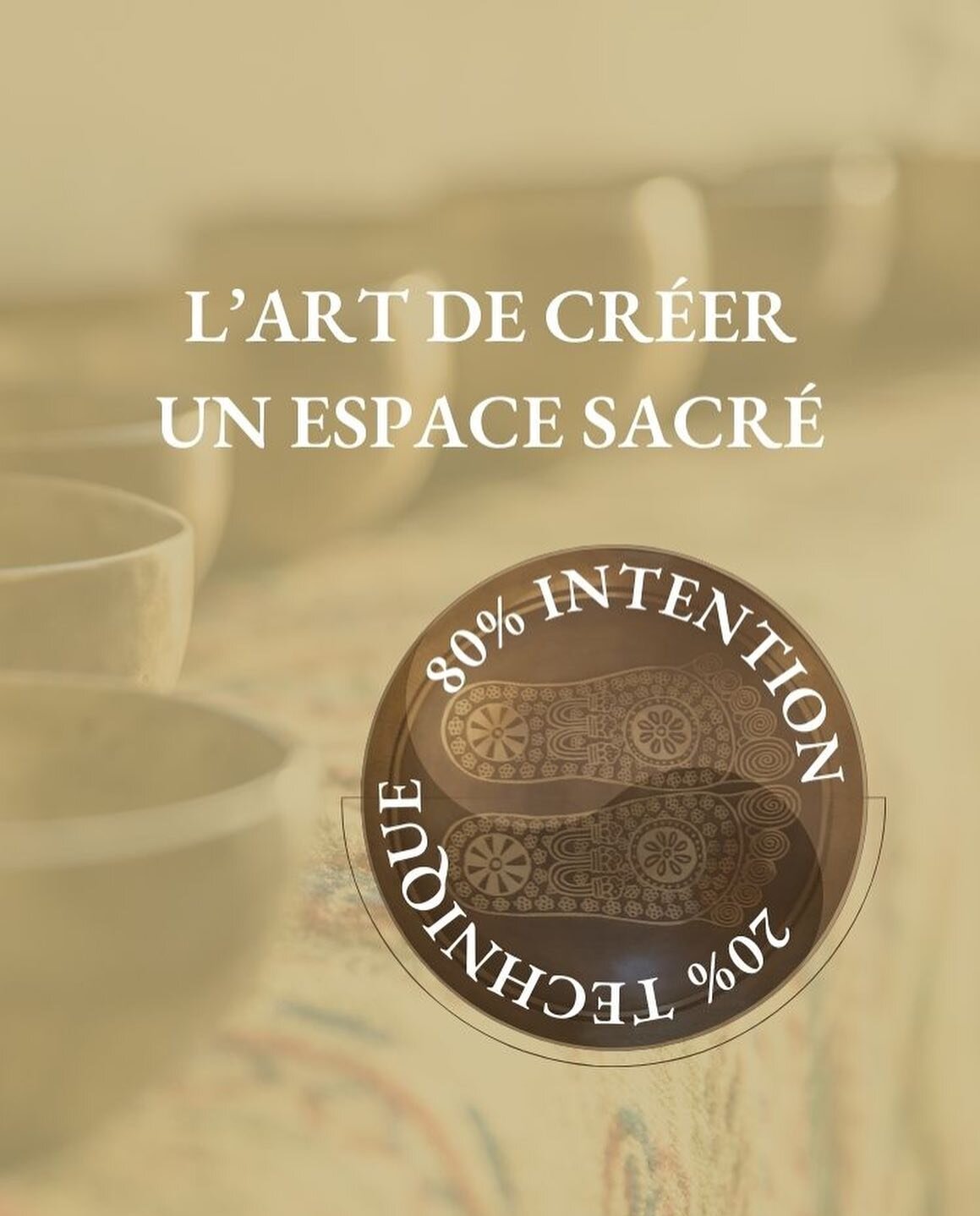 Par essence, tout espace est sacr&eacute;.

.

Nous pouvons cr&eacute;er un espace sacr&eacute; rien qu'avec notre &eacute;nergie. Notre pr&eacute;sence consciente suffit.

.

Quand vous ouvrez un espace de reliance, l&rsquo;&eacute;nergie que d&eacu