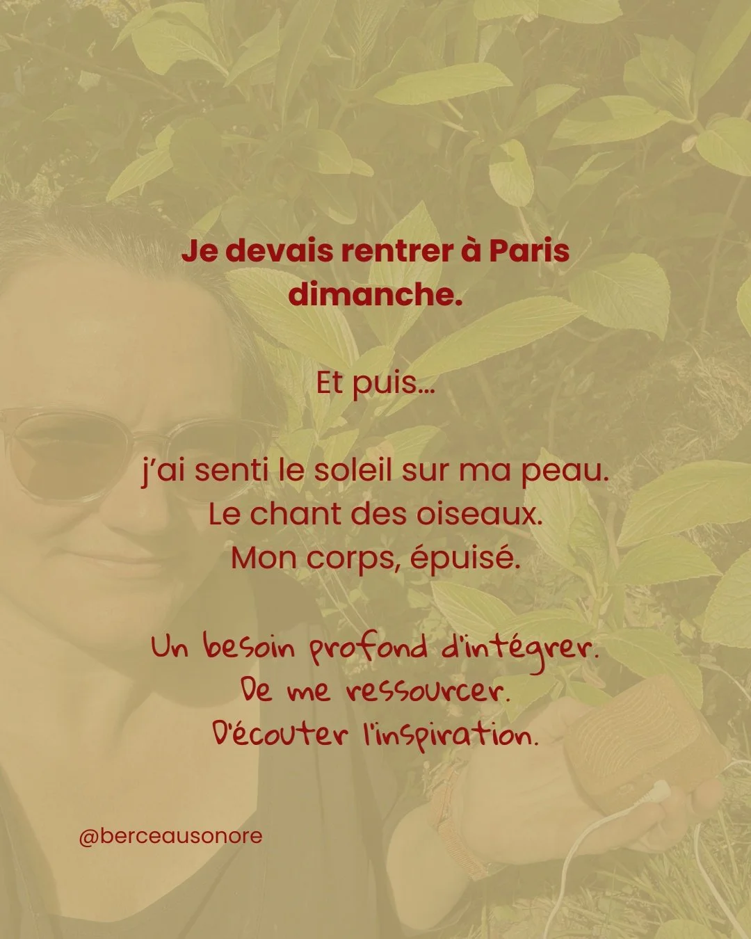 Jeudi soir, j&rsquo;avais pr&eacute;vu une session innerdance en ligne.

Mais c&rsquo;est autre chose que je capte dans l&rsquo;&eacute;nergie du moment.

Ces derni&egrave;res semaines ont &eacute;t&eacute; tr&egrave;s remuantes.

Les journ&eacute;es