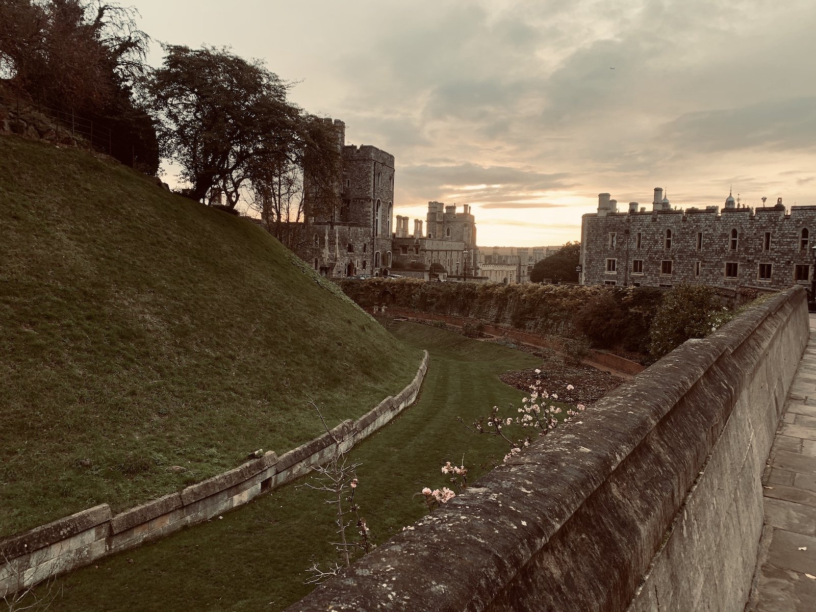 Experiencing the grandeur of an empty Windsor Castle in winter