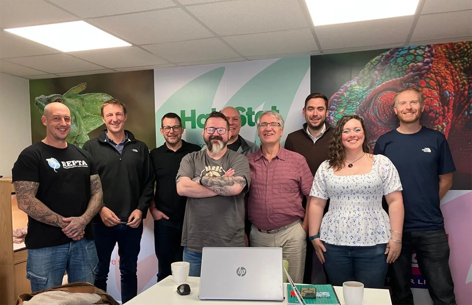 Tony Wigley with fellow board members at a REPTA meeting in October 2025.