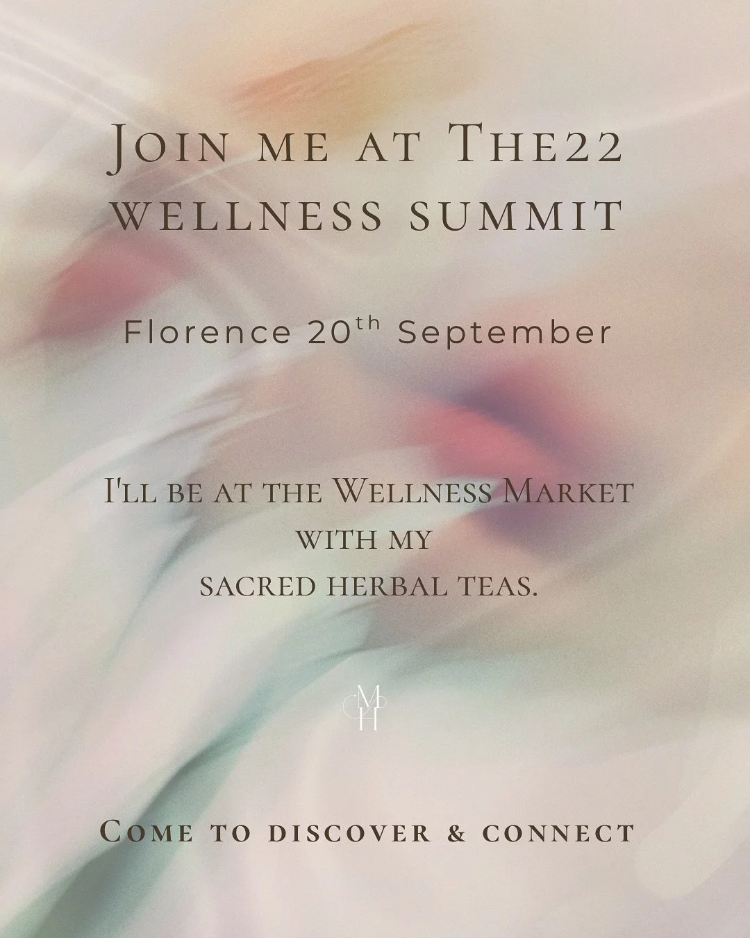 I&rsquo;m so delighted to share that I&rsquo;ll be joining The22 Wellness Summit in Florence on September 20th 🌙✨

At the Wellness Market I&rsquo;ll be launching my new herbal tea blend &mdash; LONGEVITY. Inspired by the golden spirit of Florence, i