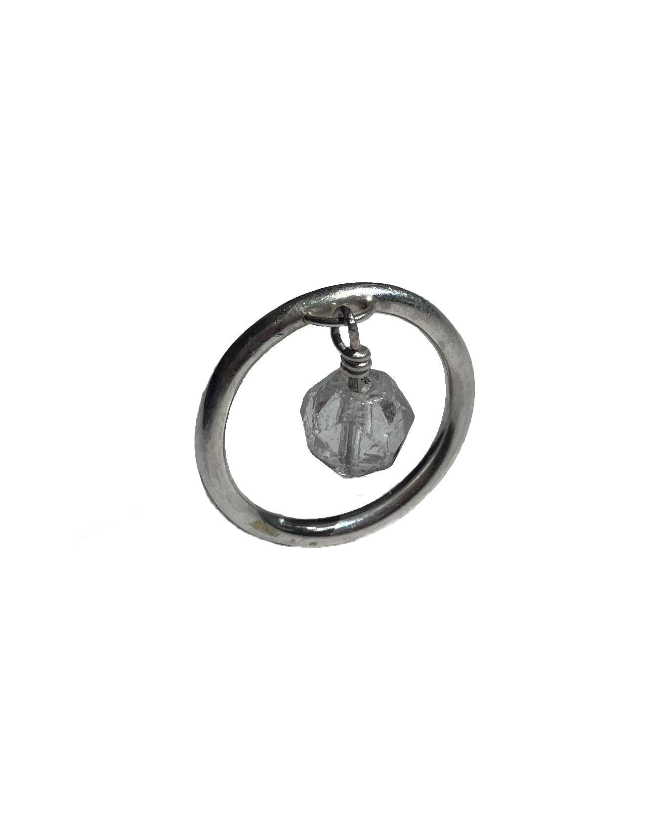 Anneau - perle de verre