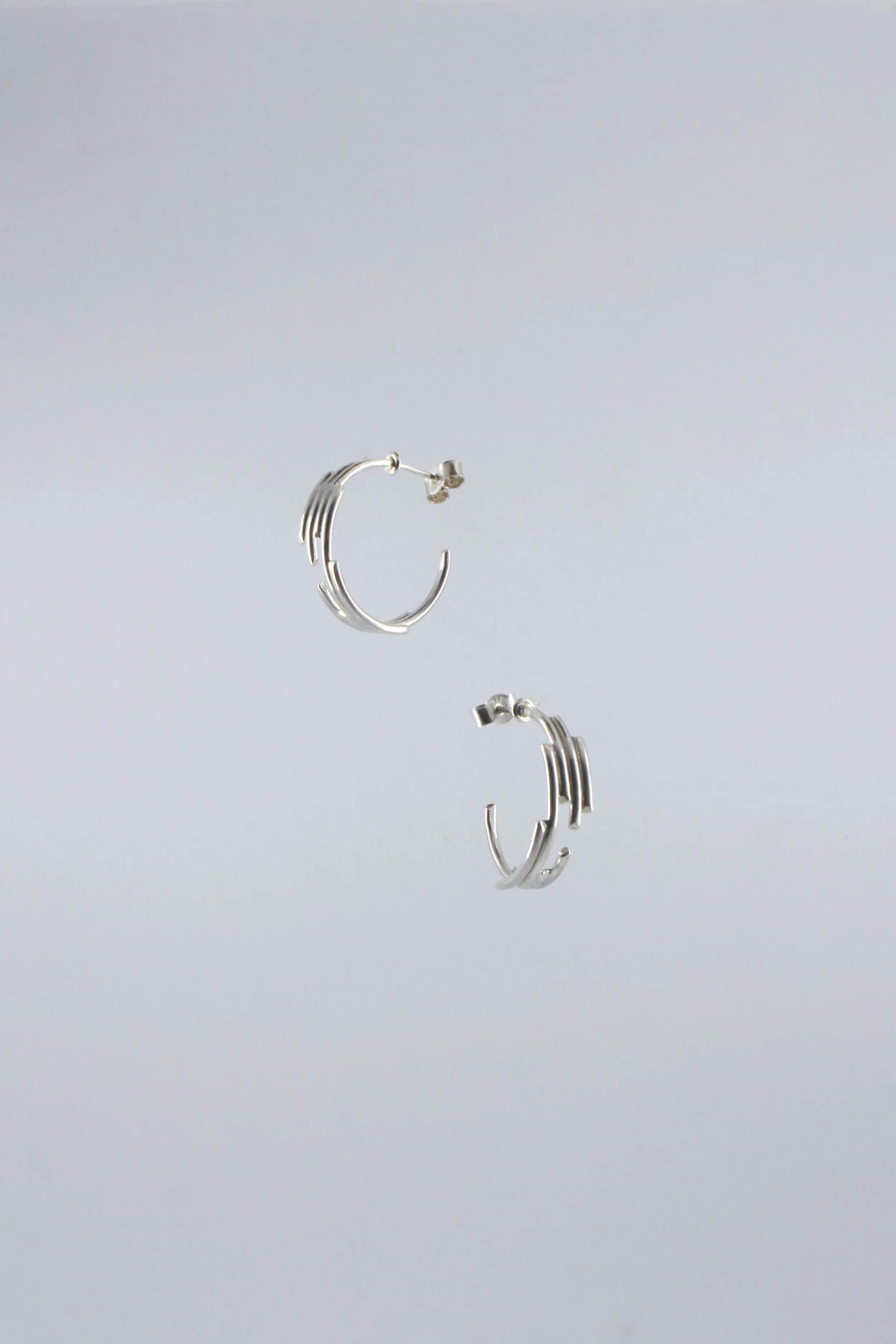 Boucles d'oreilles en Argent 925. RURH Item002