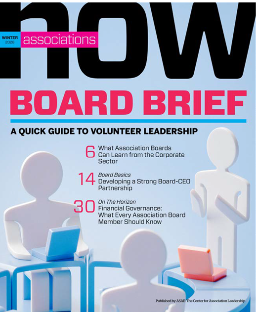 Cover of ASAE's 2026 Associations Now Board Brief