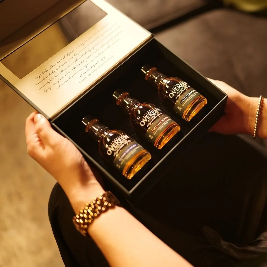 Experience the essence of Overeem with their Core Range tasting collection, inviting you to join founder Casey Overeem on his quest for perfection. 

Ramko enjoyed working with the Overeem team to bring the tasting collection to life. The production 